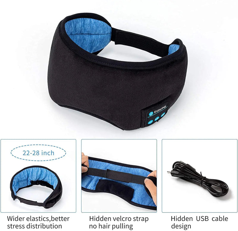 Máscara de Olho De Dormir C/ Fone De Ouvido Bluetooth - Sleep Mask™ 😴