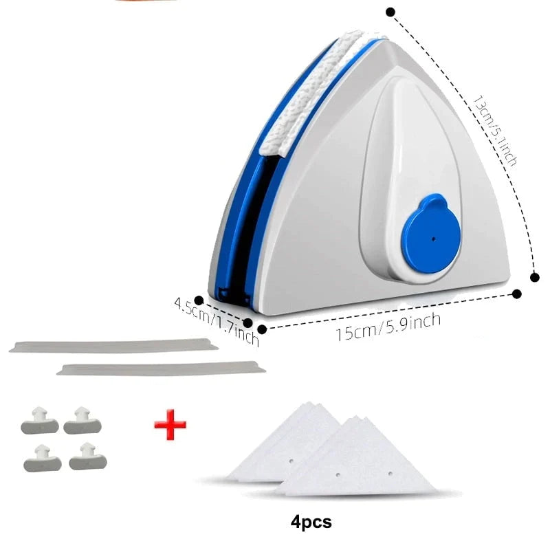 Limpador de Vidros Magnético Dupla Face - Glass Master ✅