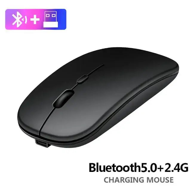 Mouse sem Fio Recarregável com Bluetooth ⭐✅