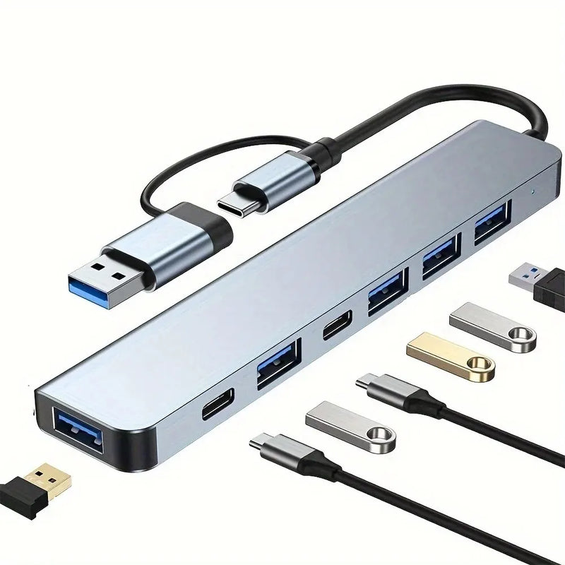 Adaptador de Transferência de Dados USB 3.0 - Revestido de Alumínio, Tipo C ✅