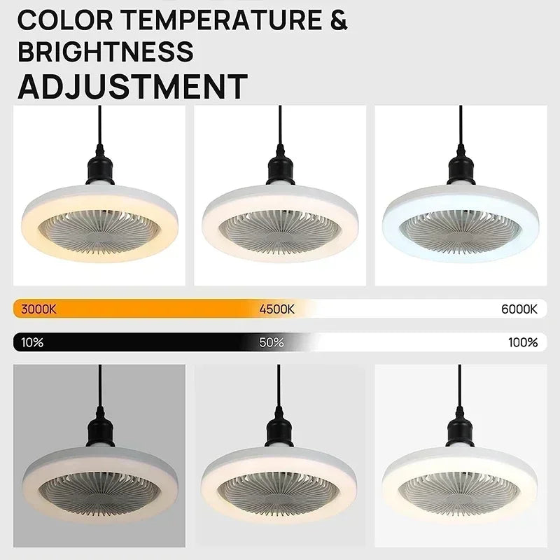 Ventilador de Teto com Luzes de Led Integradas ✅