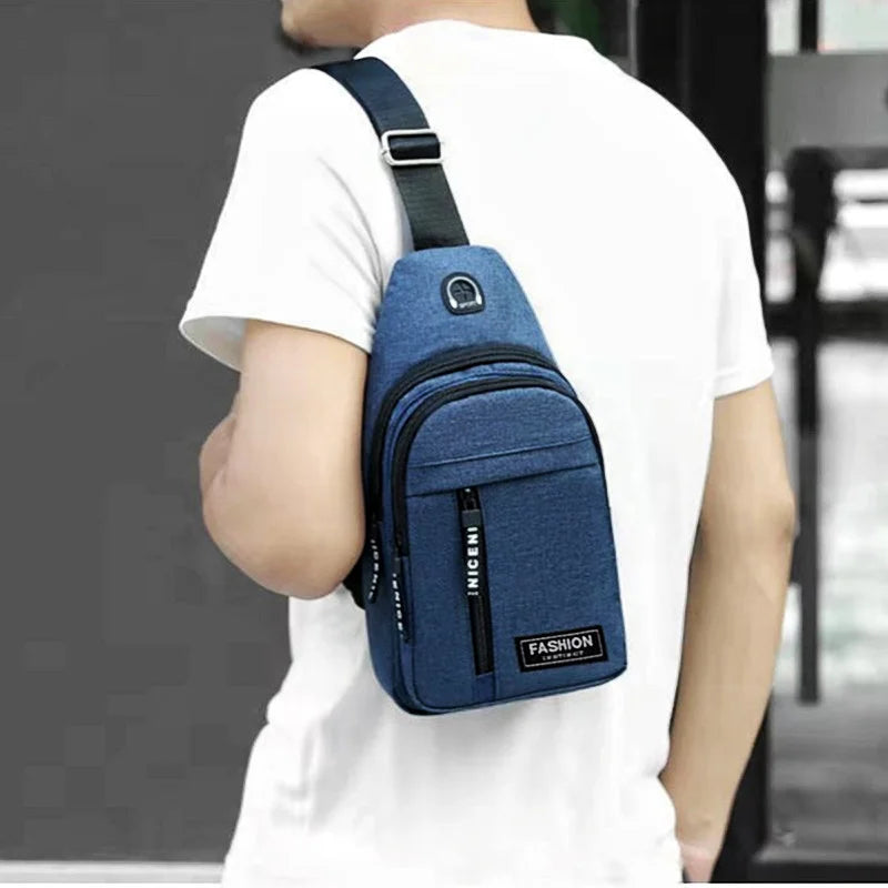 Bolsa Tiracolo Transversal Masculina ⭐✅