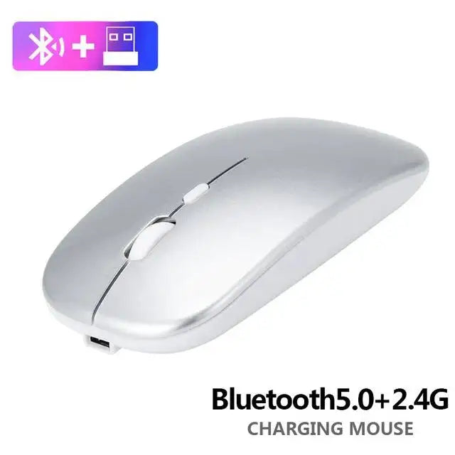 Mouse sem Fio Recarregável com Bluetooth ⭐✅