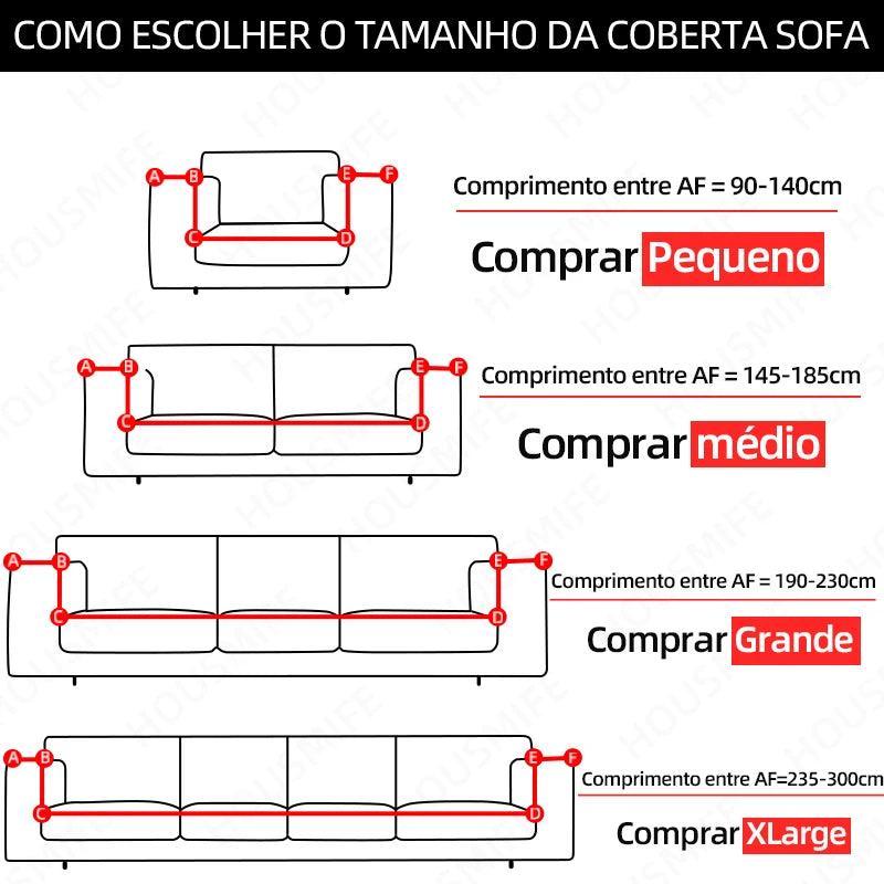 Capa De Sofá | Comfortable Cover ✅