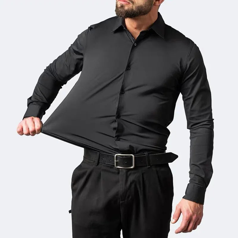 Camisa Flexível Ultra Comfort Tecido Seda Gelo ✅