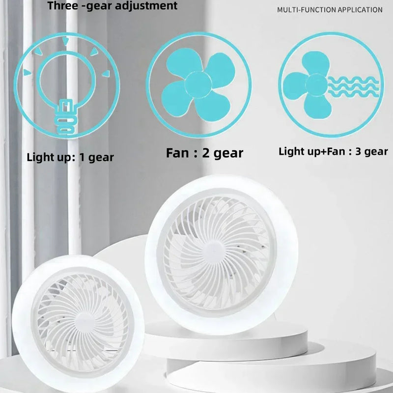 Ventilador de Teto com Luzes de Led Integradas ✅