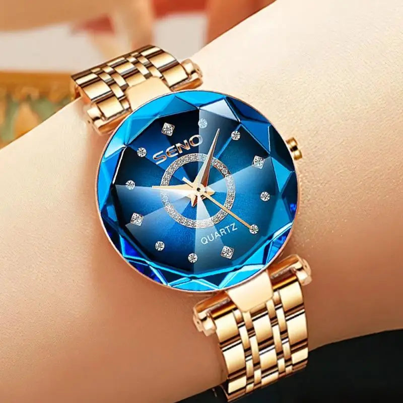 Relógio Feminino Diamond Luxury Seno ⌚✅