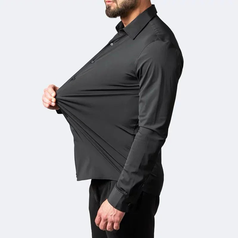 Camisa Flexível Ultra Comfort Tecido Seda Gelo ✅