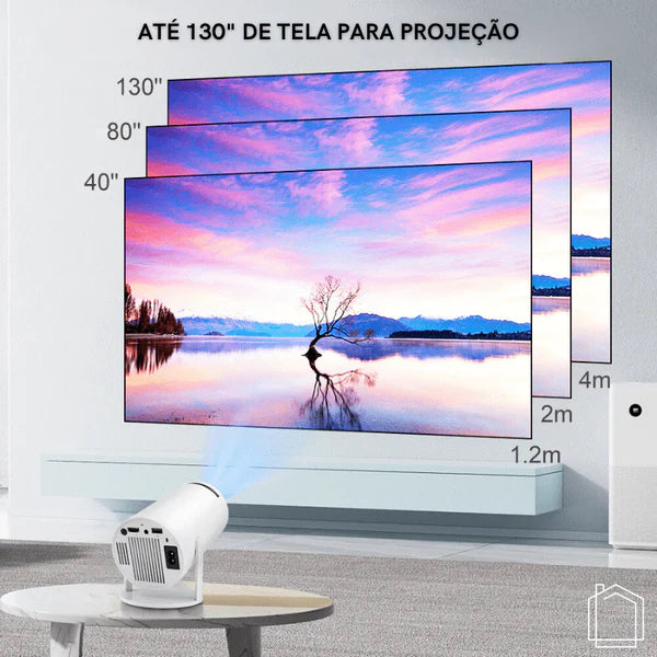 Projetor Cinema Portátil 4K Magcubic ✅